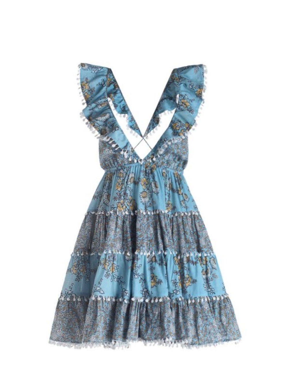 ZIMMERMANN Caravan Tiered Sun Dress